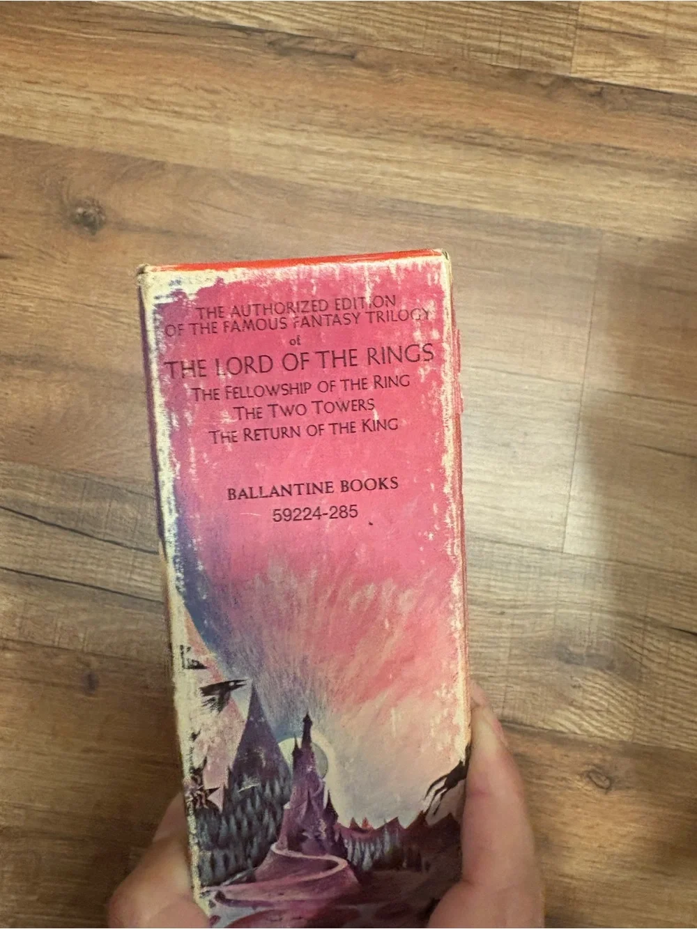 Tolkien Vintage Lord of the Rings Trilogy Books